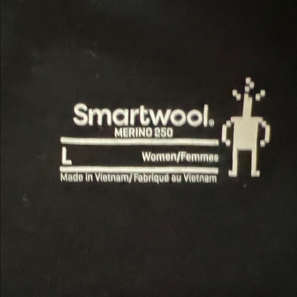 Smartwool Adult Black Long Underwear Leggings - Picture 2 of 4